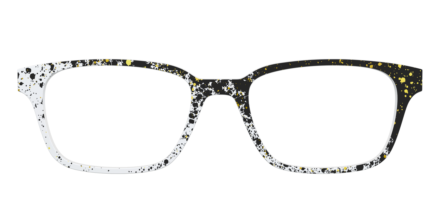 The Black & White Splatter