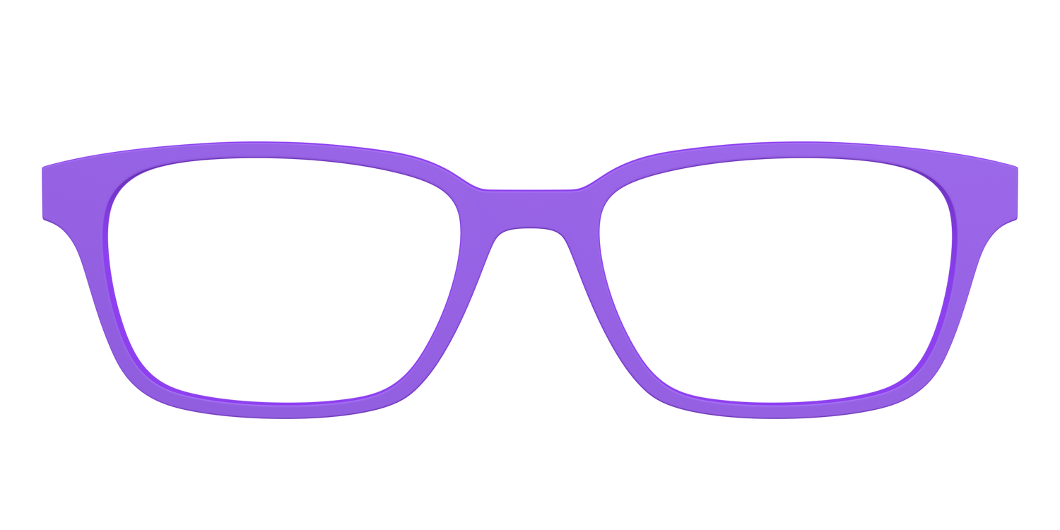 The Purple - Front Top Image - Pair Eyewear