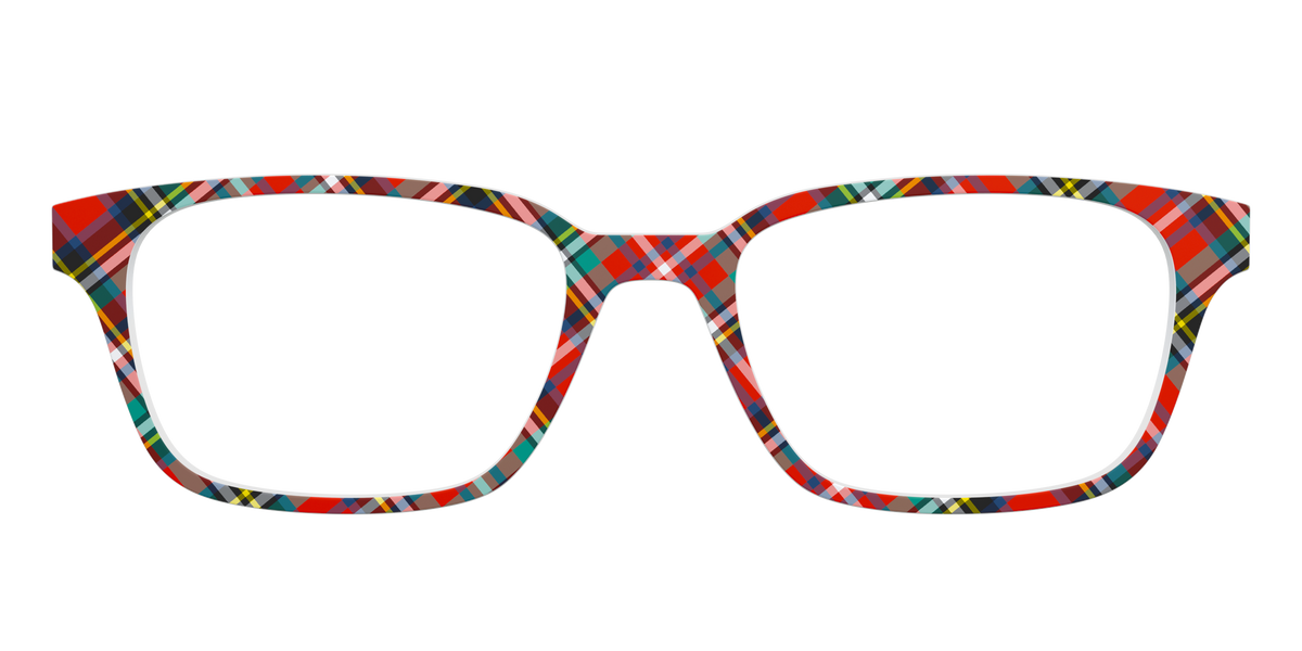 The Winter Plaid - Front Top Image - Pair Eyewear