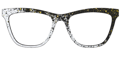 The Black & White Splatter