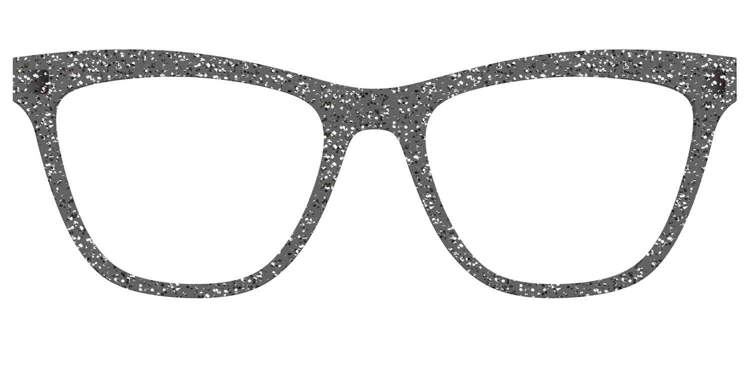 The Black Sparkle - Front Top Image - Pair Eyewear