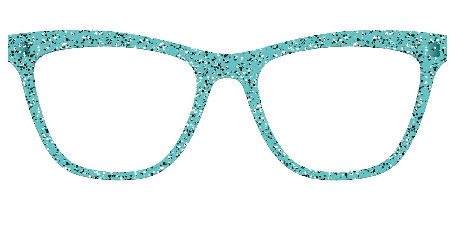 The Mint Sparkle - Front Top Image - Pair Eyewear