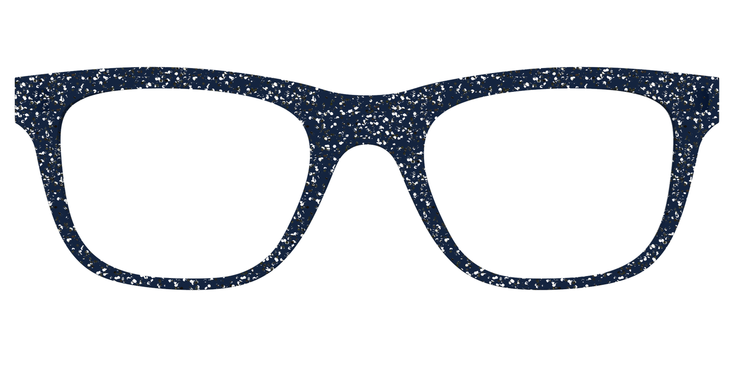 The Navy Sparkle - Front Top Image - Pair Eyewear