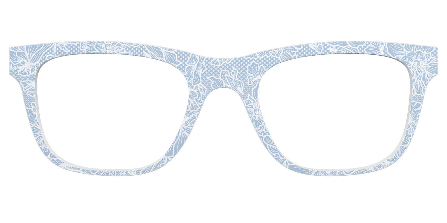 The Something Blue Floral Lace