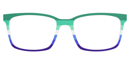 The Gay Men Flag - Kirby Top - Pair Eyewear