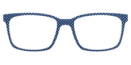 The Navy Pin Dot - Kirby Top - Pair Eyewear