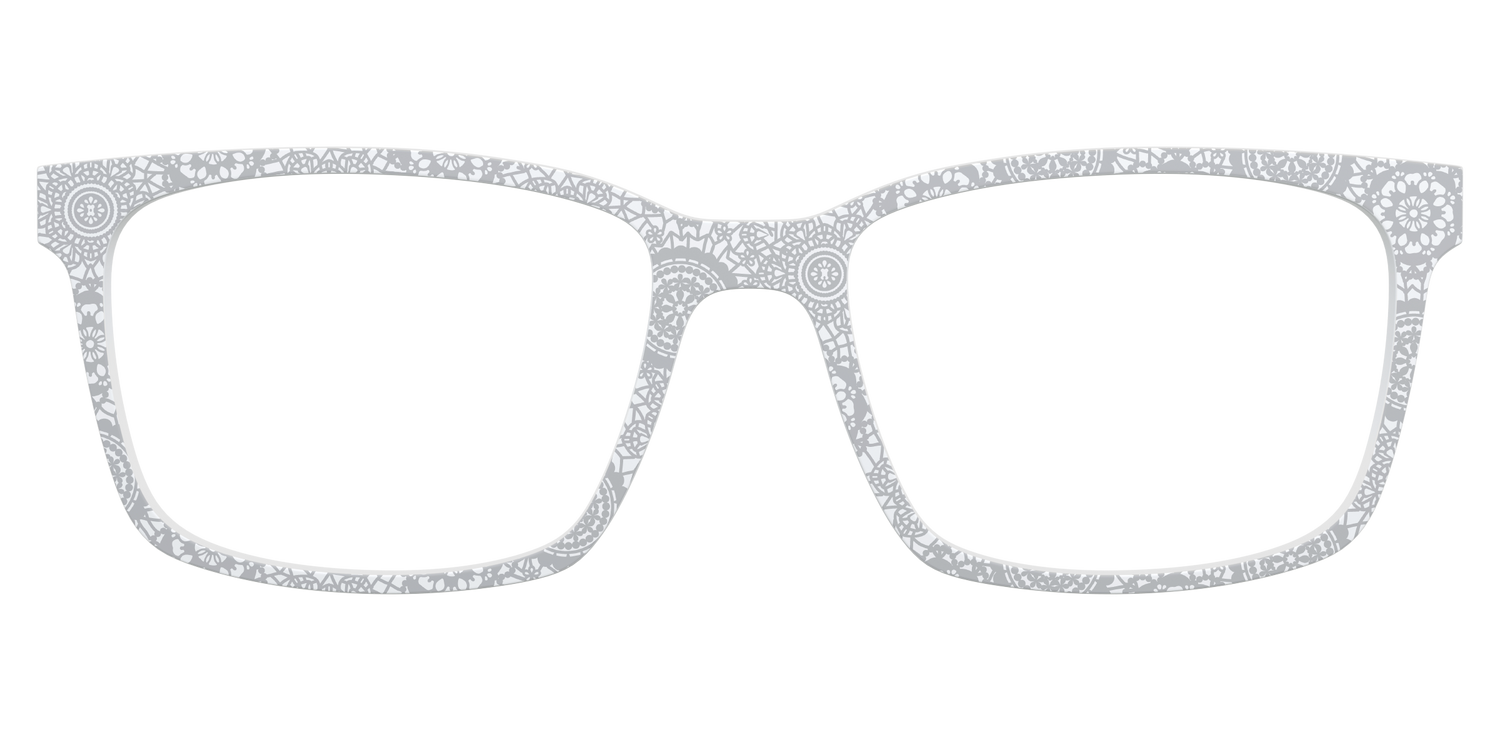 The Pale Gray Medallion Lace