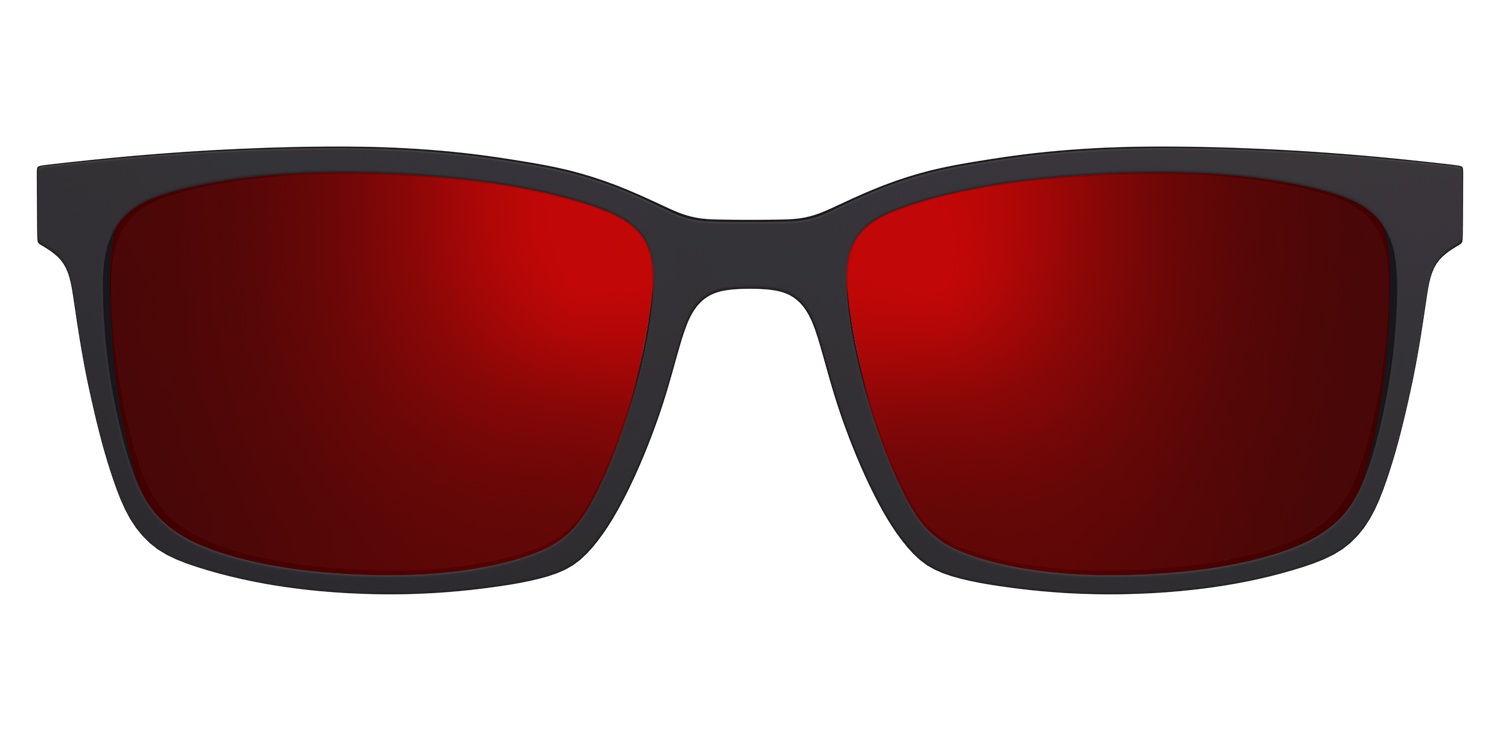 The Polarized Red Reflective Sun Top