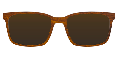 The Polarized Woodgrain Sun Top - Kirby Top - Pair Eyewear