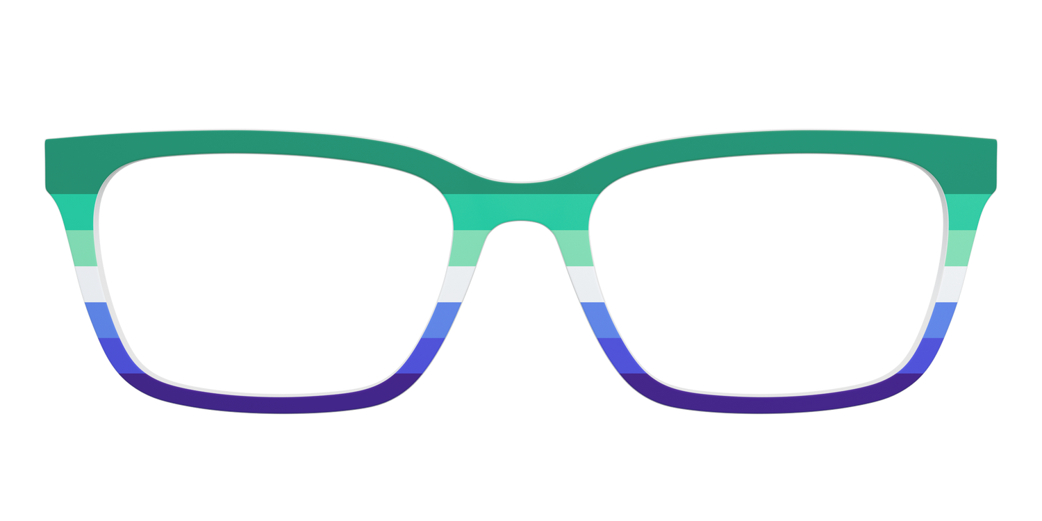 The Gay Men Flag - Front Top Image - Pair Eyewear