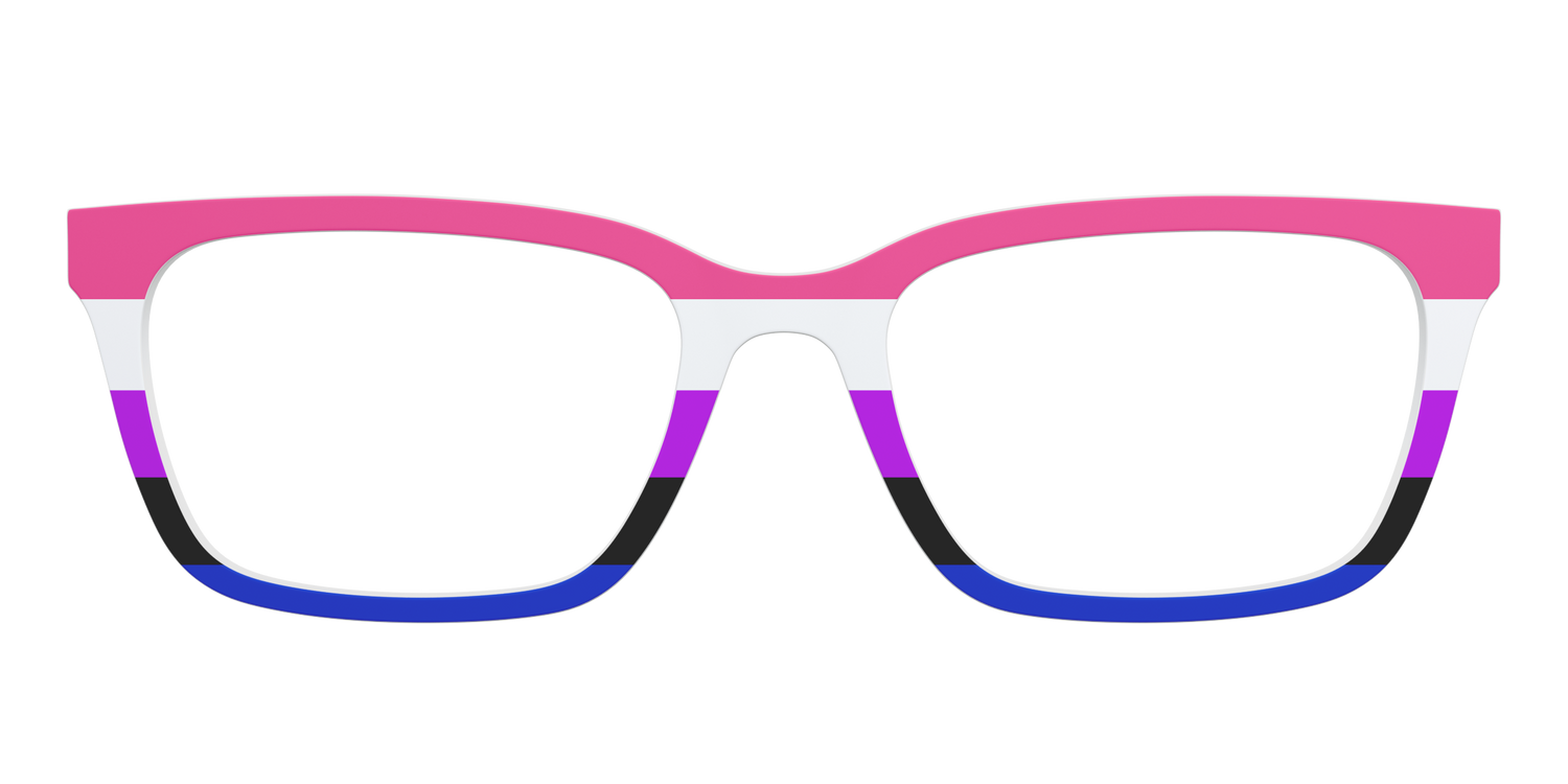 The Genderfluid Flag - Front Top Image - Pair Eyewear