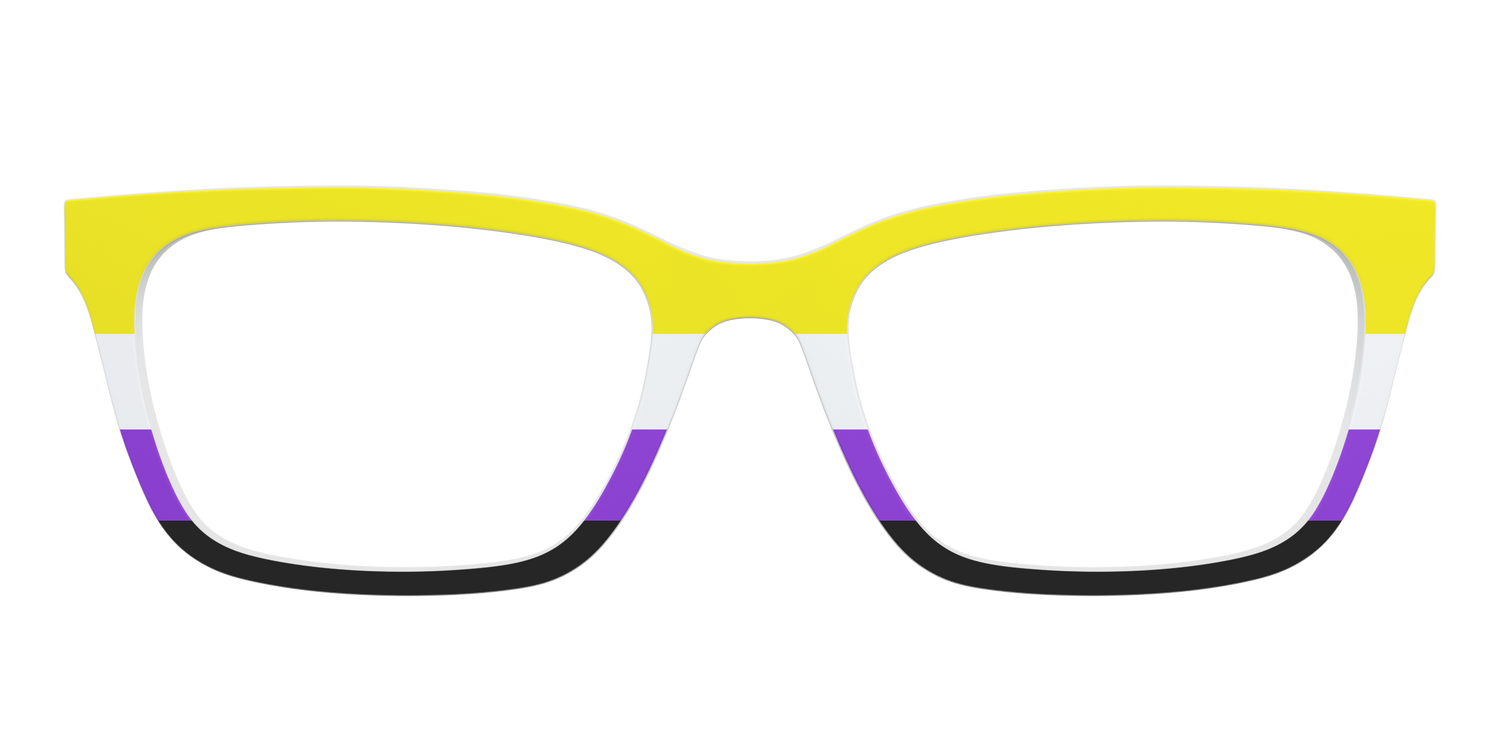 The Non-Binary Flag - Front Top Image - Pair Eyewear
