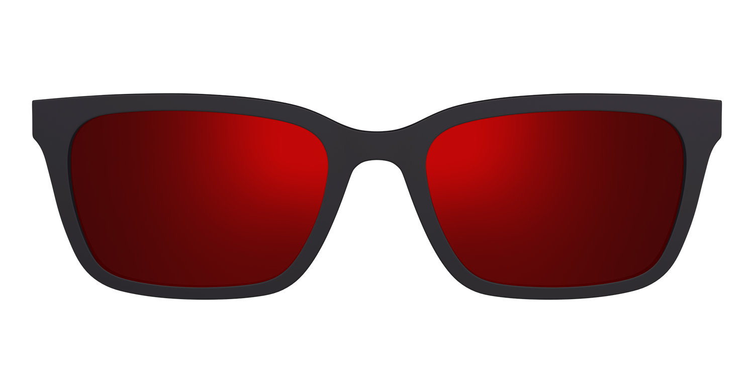 The Polarized Red Reflective Sun Top