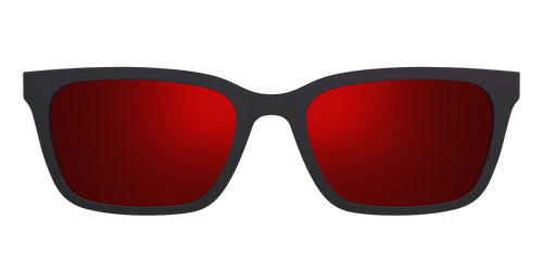 The Polarized Red Reflective Sun Top