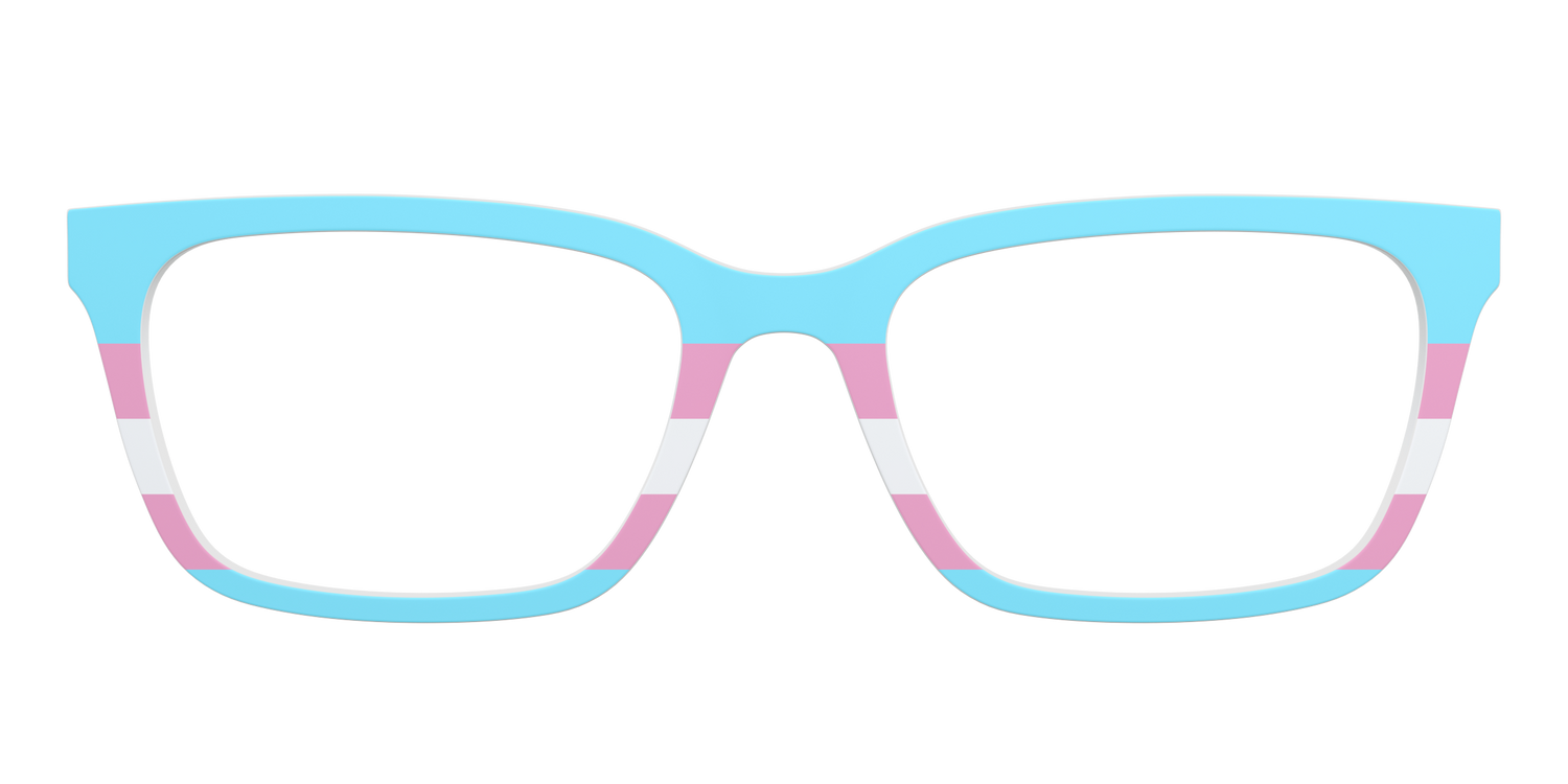 The Transgender Flag - Front Top Image - Pair Eyewear