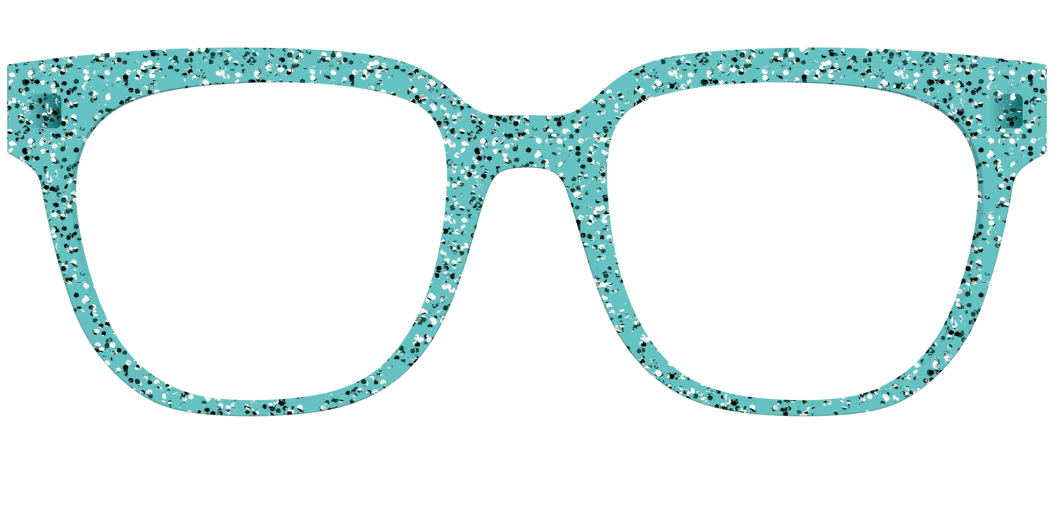 The Mint Sparkle - Front Top Image - Pair Eyewear