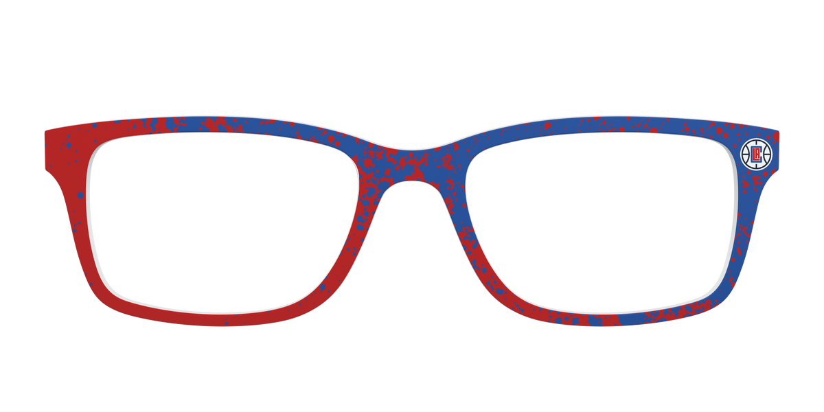 The Clippers Splatter - Front Top Image - Pair Eyewear