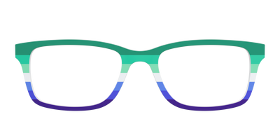 The Gay Men Flag - Front Top Thumbnail - Pair Eyewear