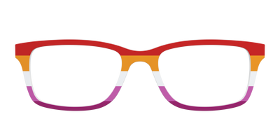 The Lesbian Flag - Front Top Thumbnail - Pair Eyewear