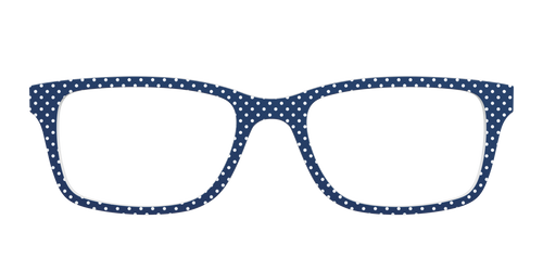 The Navy Pin Dot - Pair Eyewear