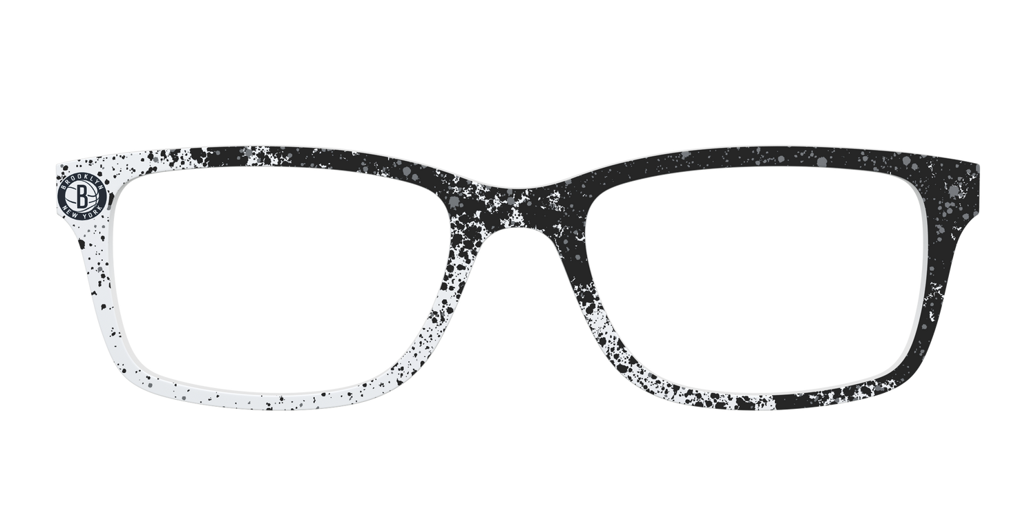 Nets Splatter - Front Top Image - Pair Eyewear