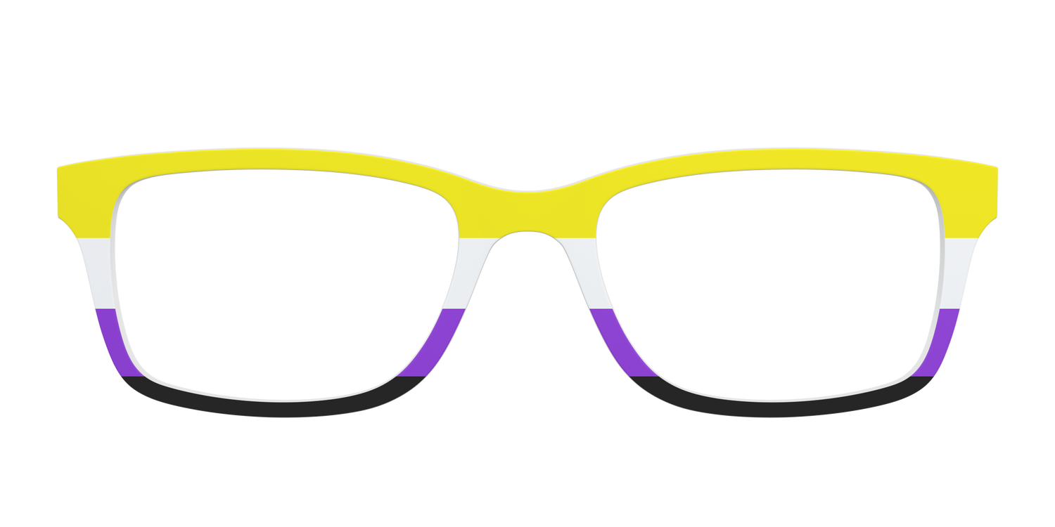 The Non-Binary Flag - Front Top Image - Pair Eyewear