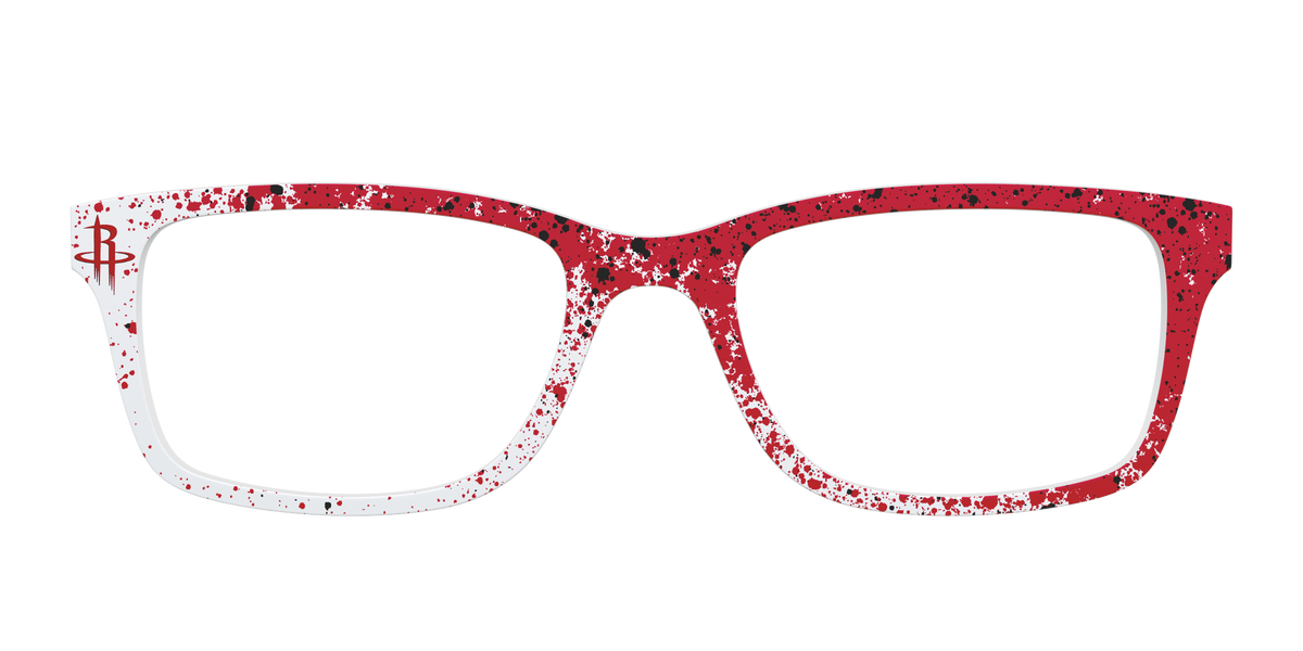 Rockets Splatter - Front Top Image - Pair Eyewear