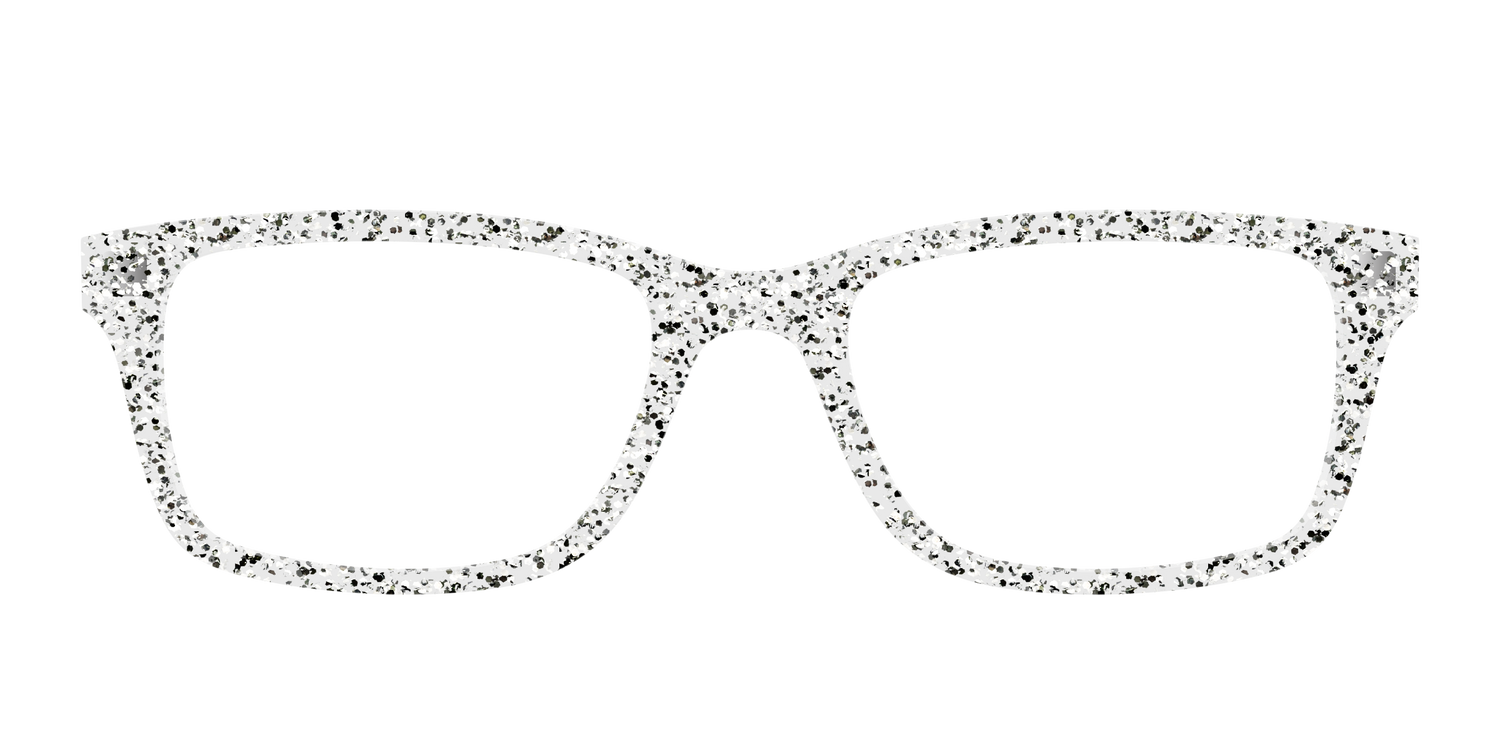 The Silver Sparkle - Front Top Image - Pair Eyewear