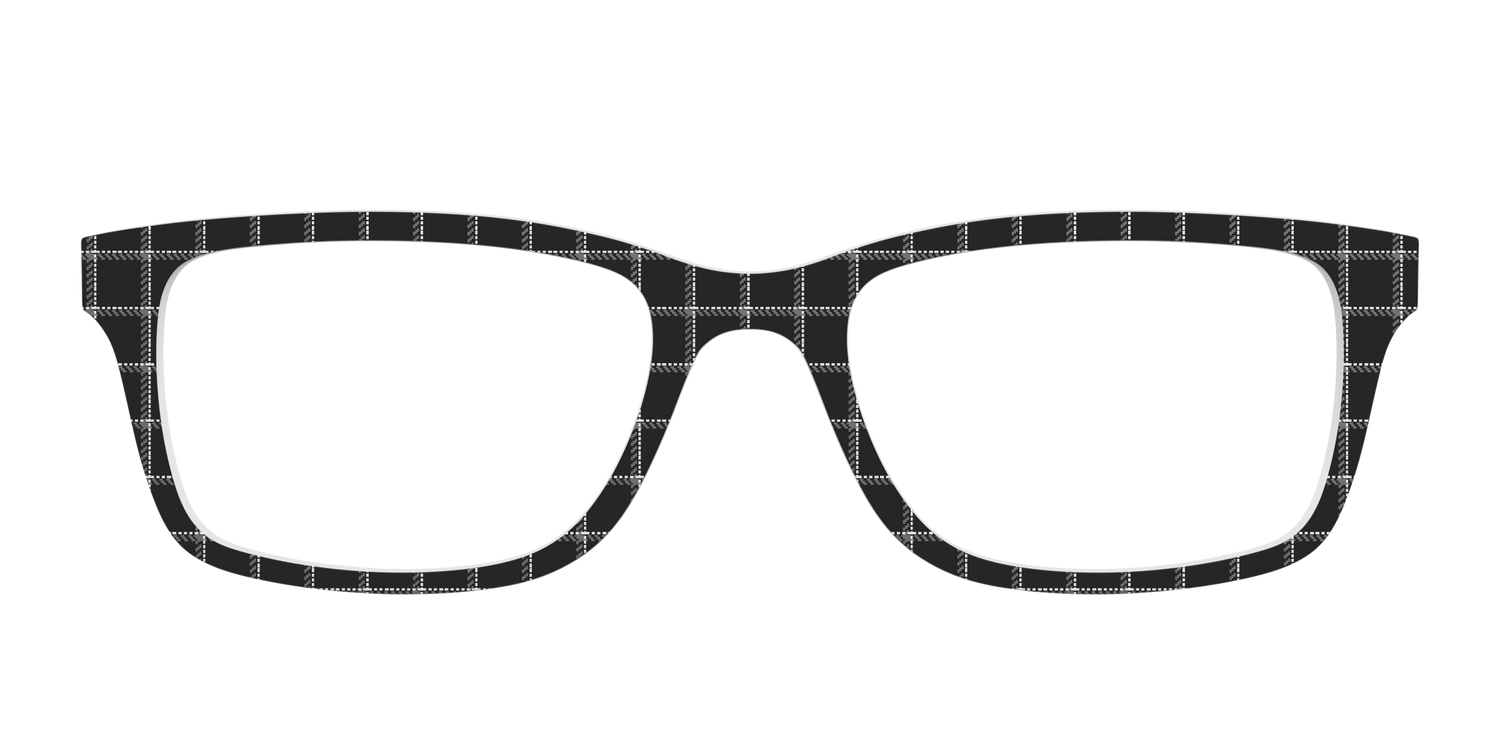 The Windowpane Plaid - Front Top Image - Pair Eyewear