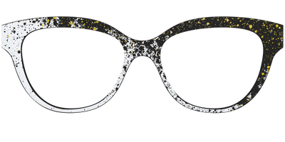 The Black & White Splatter