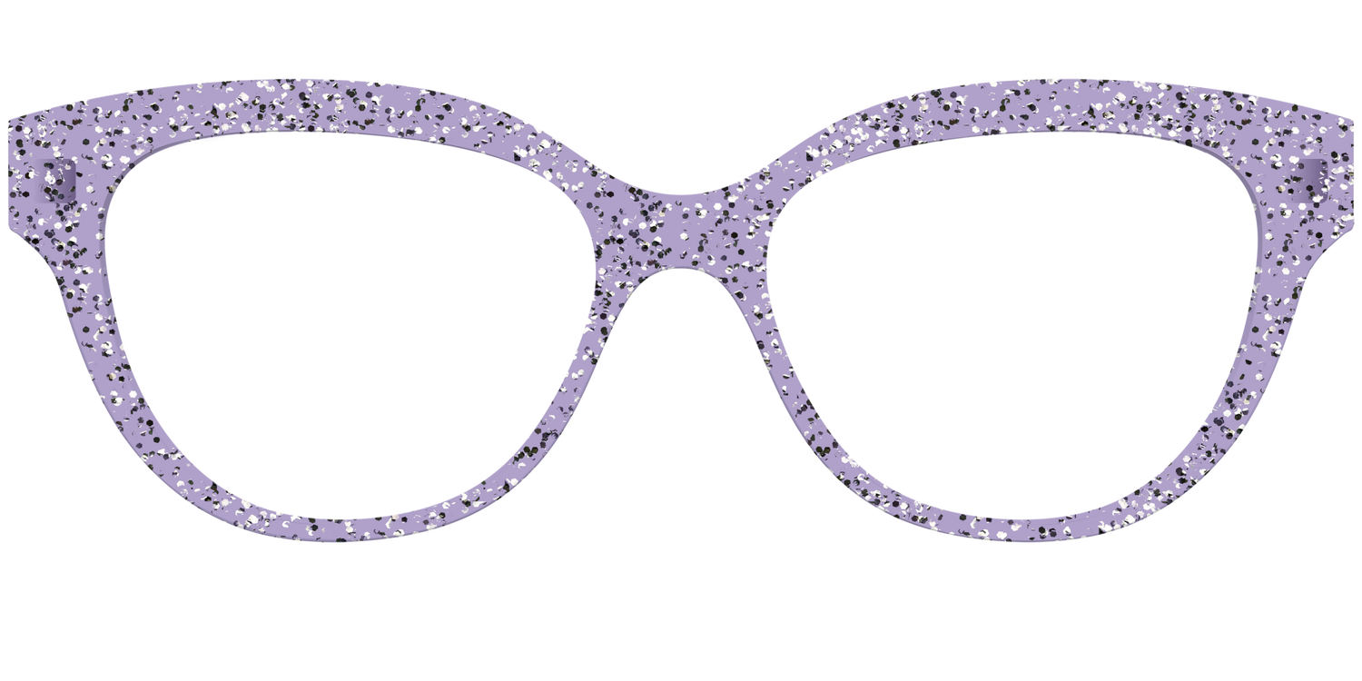The Lavender Sparkle - Front Top Image - Pair Eyewear