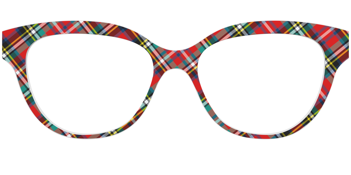 The Winter Plaid - Front Top Image - Pair Eyewear