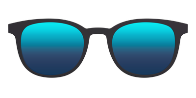 The Polarized Blue Reflective Sun Top - Front Top Thumbnail - Pair Eyewear