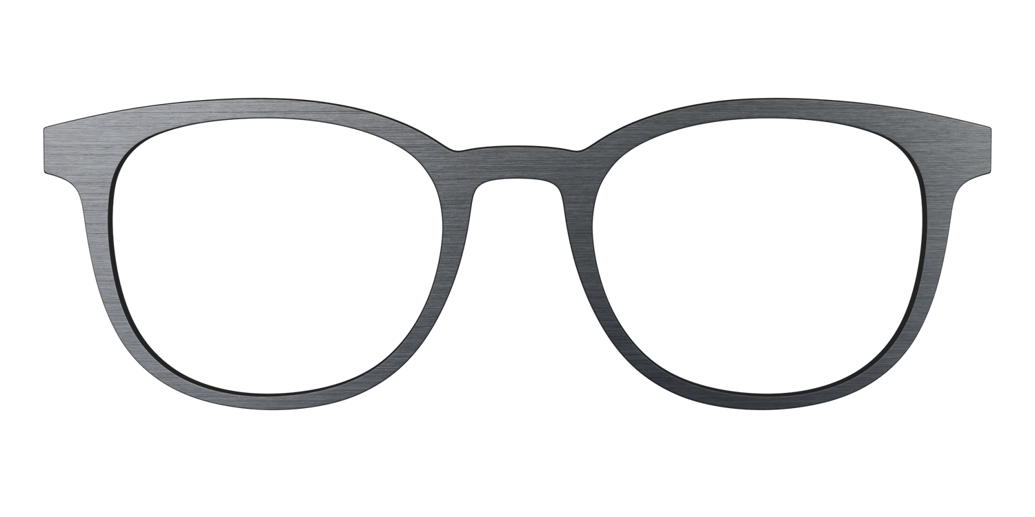 The Brushed Nickel - Front Top Image - Pair Eyewear