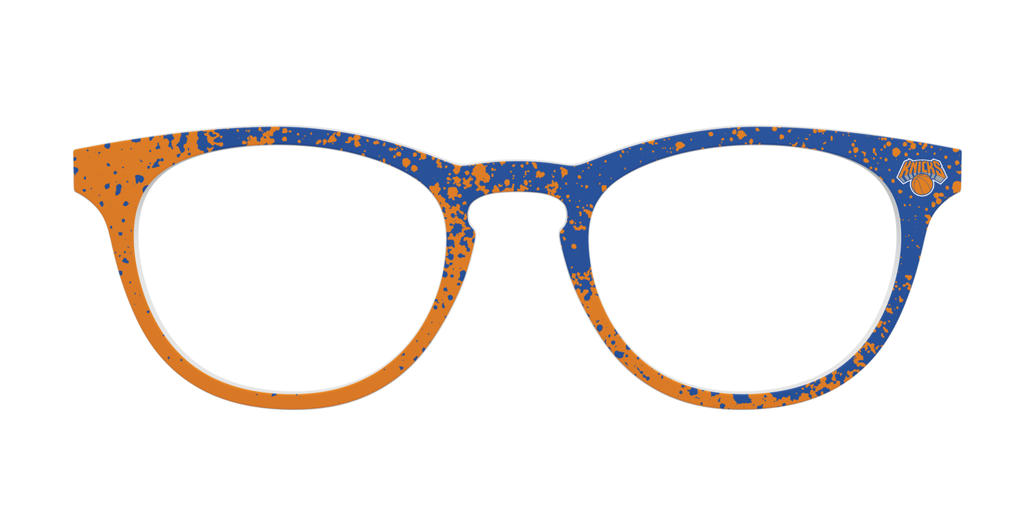 The Knicks Splatter - Front Top Image - Pair Eyewear