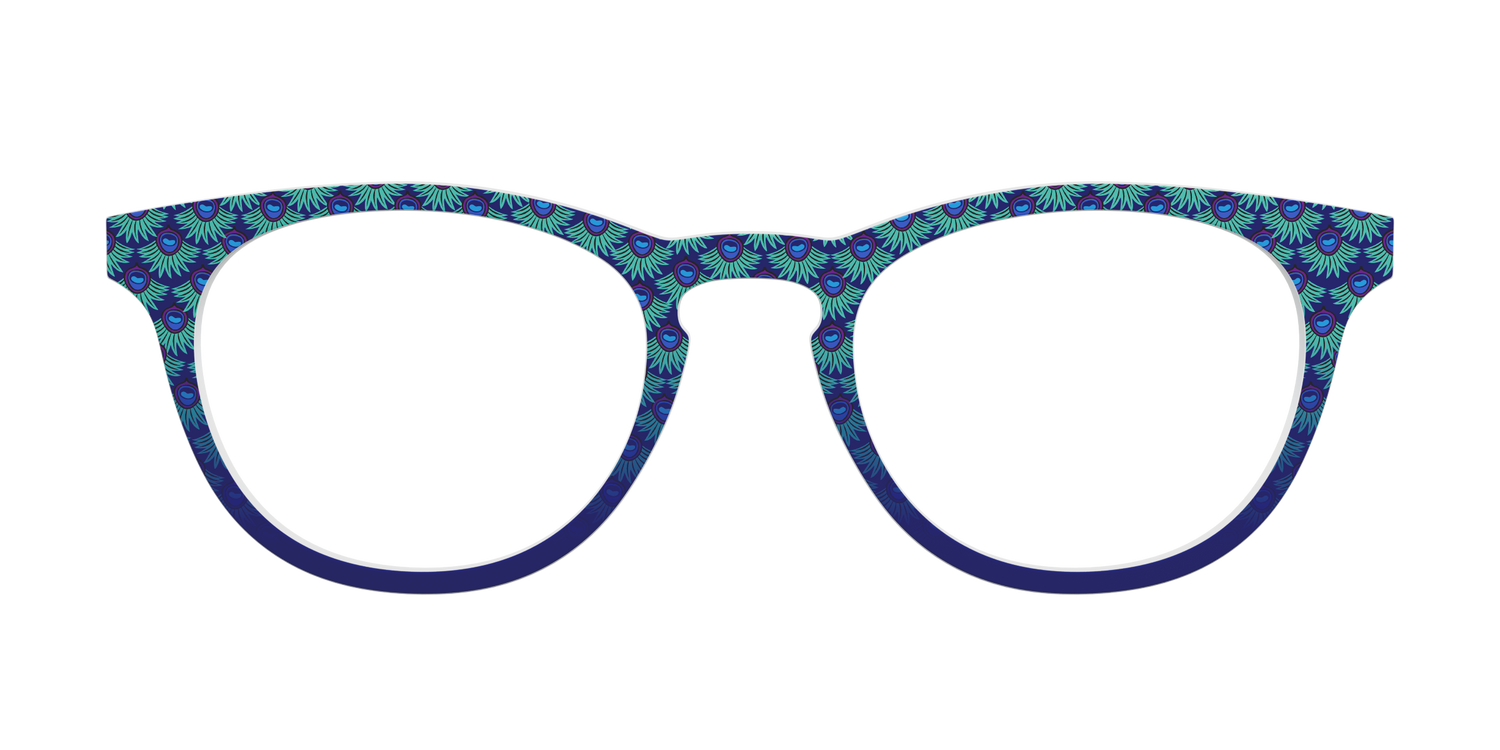 The Peacock Scallop - Front Top Image - Pair Eyewear