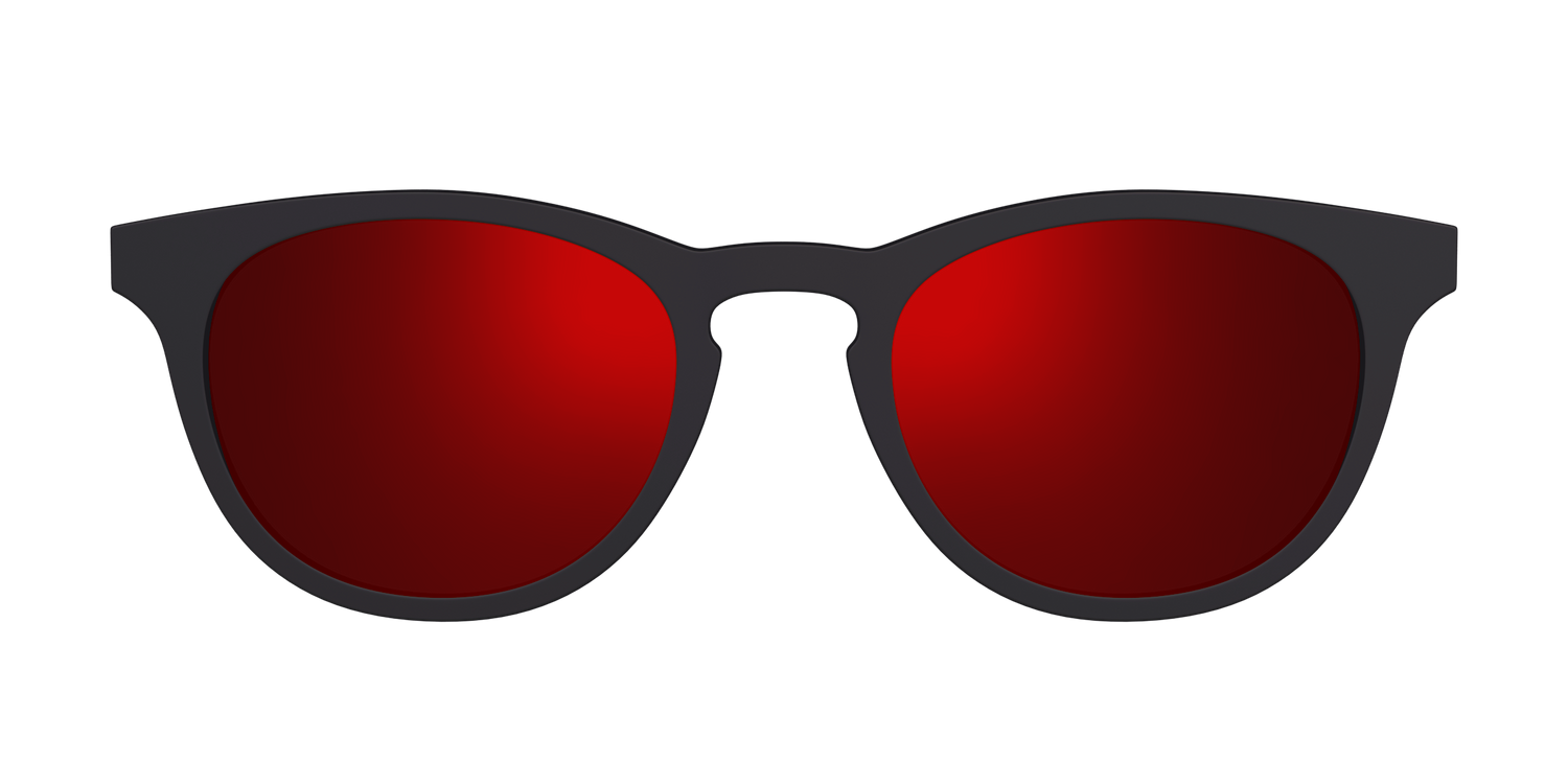 The Polarized Red Reflective Sun Top