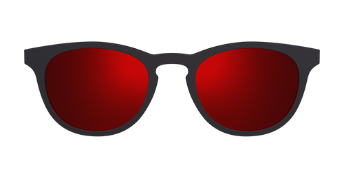 The Polarized Red Reflective Sun Top