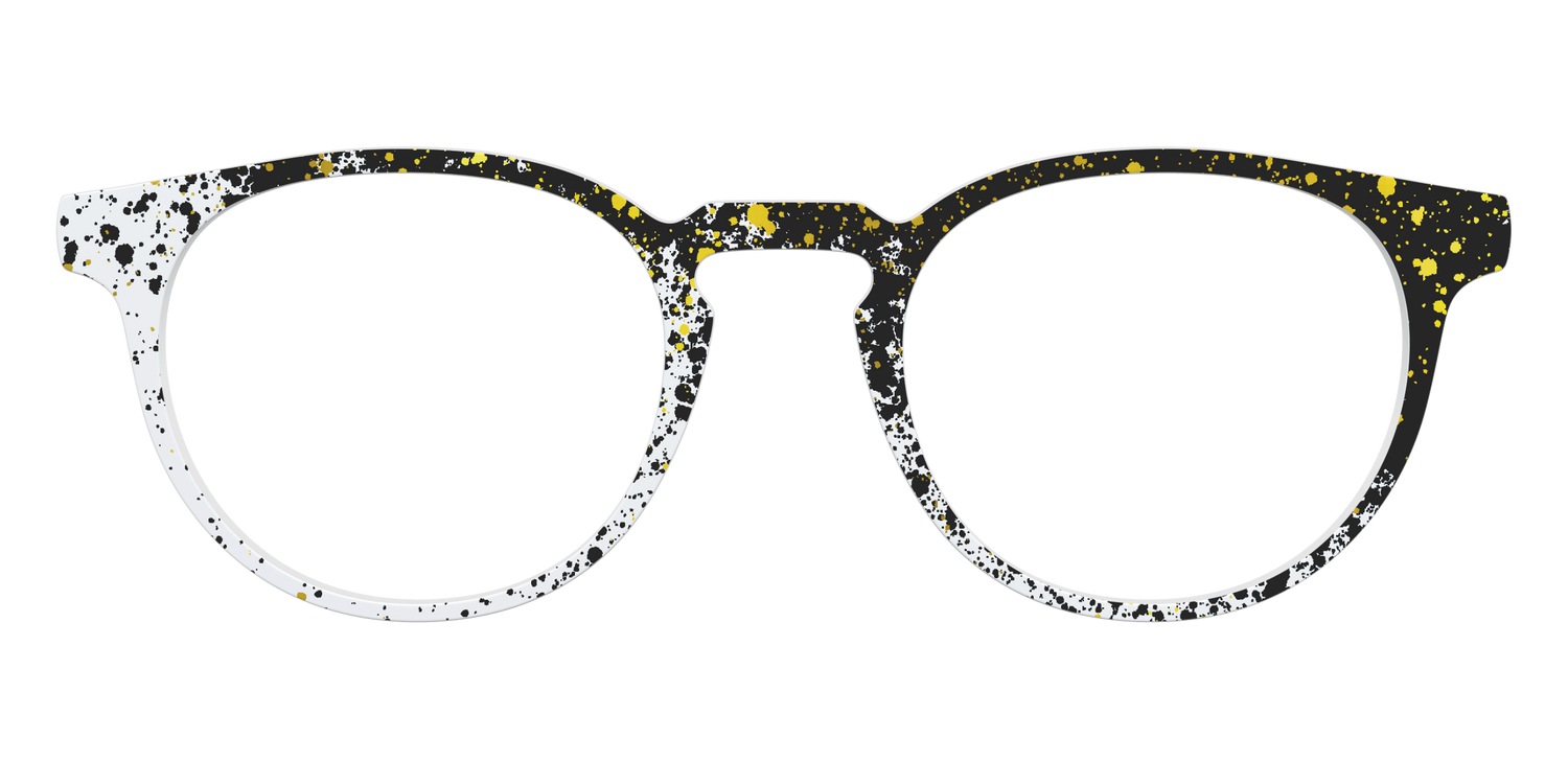 The Black & White Splatter