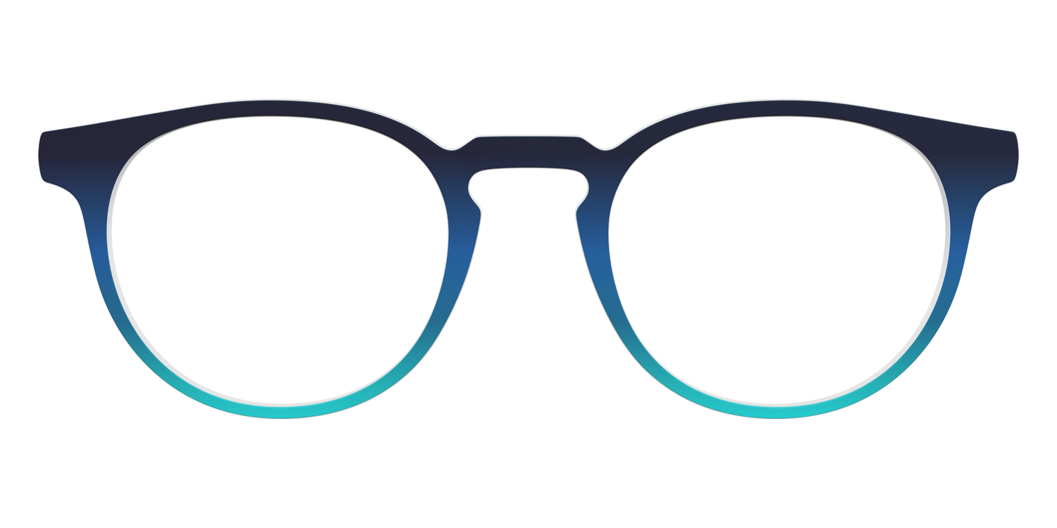The Royal Blue to Seafoam Gradient