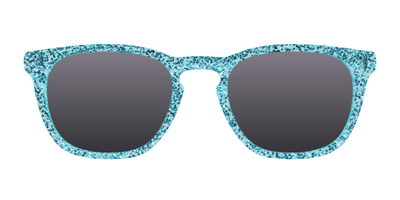 The Polarized Aquamarine Sparkle Sun Top - Front Top Thumbnail - Pair Eyewear