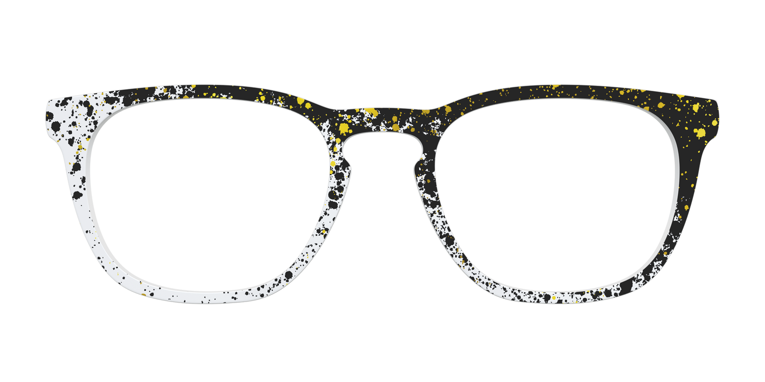 black and white goggles The Black & White Splatter