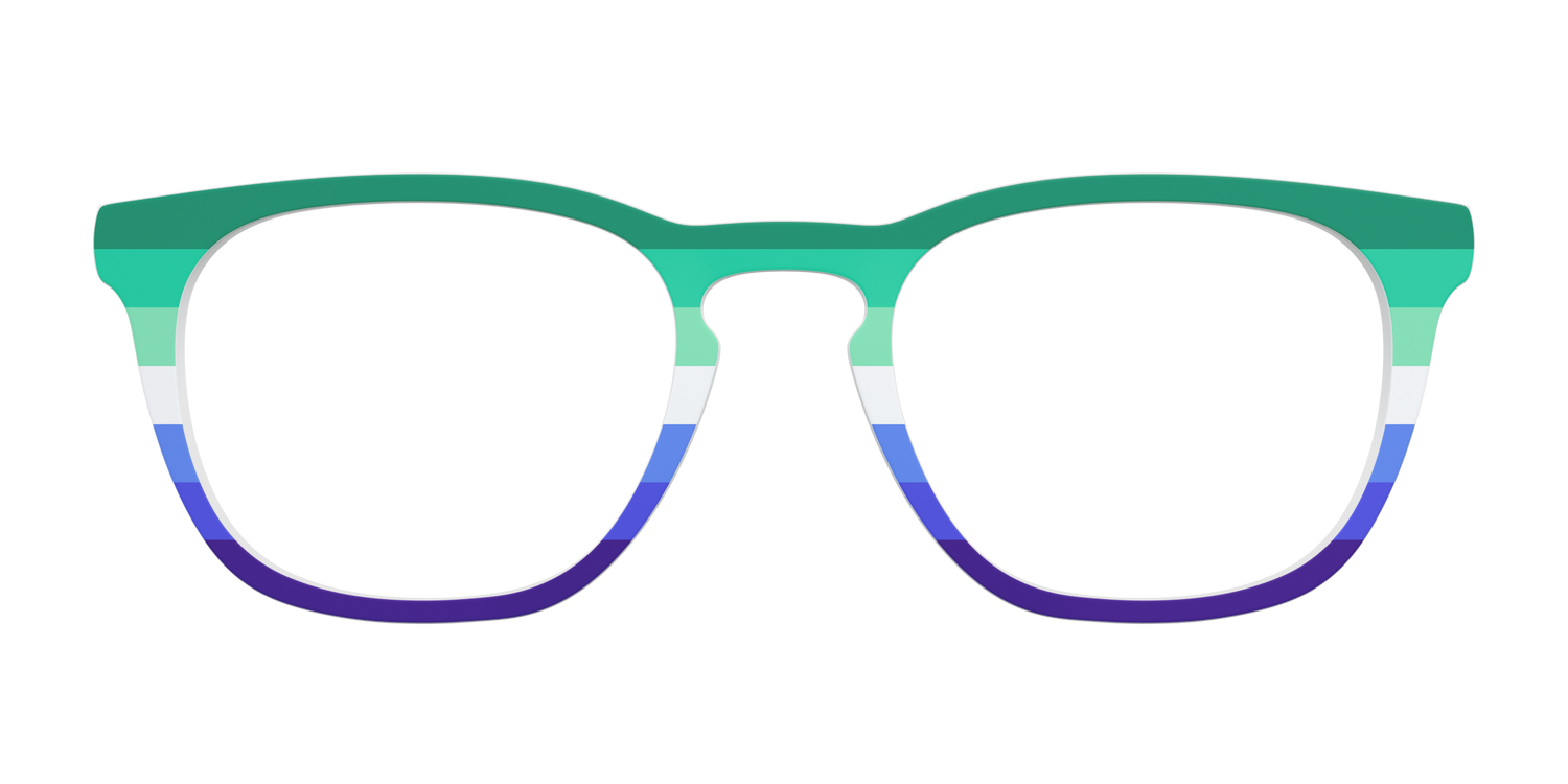 The Gay Men Flag - Front Top Image - Pair Eyewear