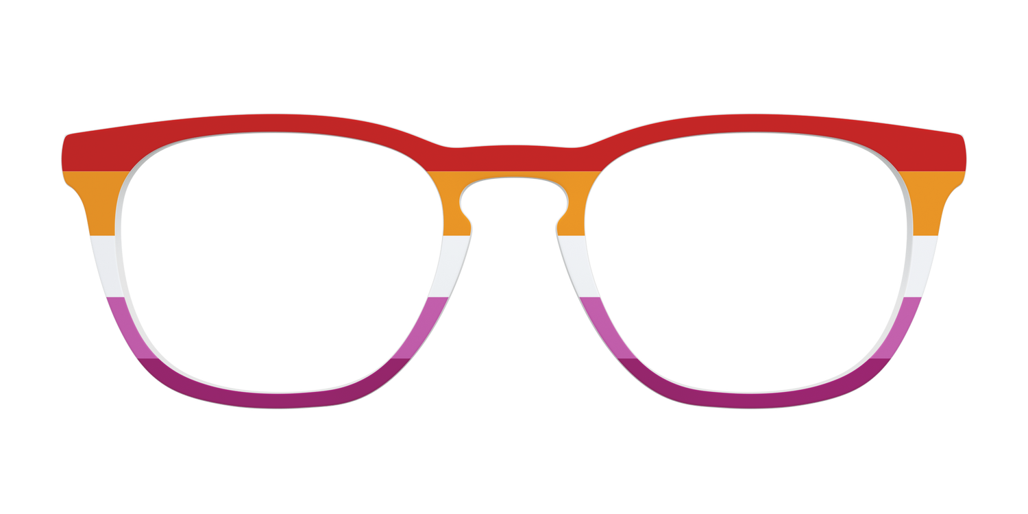The Lesbian Flag - Front Top Image - Pair Eyewear