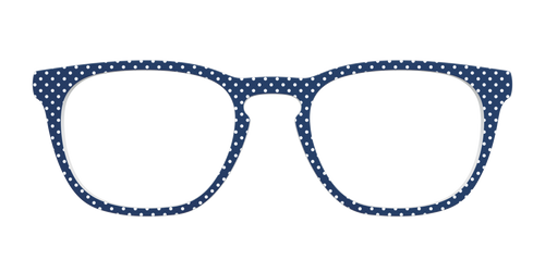 The Navy Pin Dot - Pair Eyewear