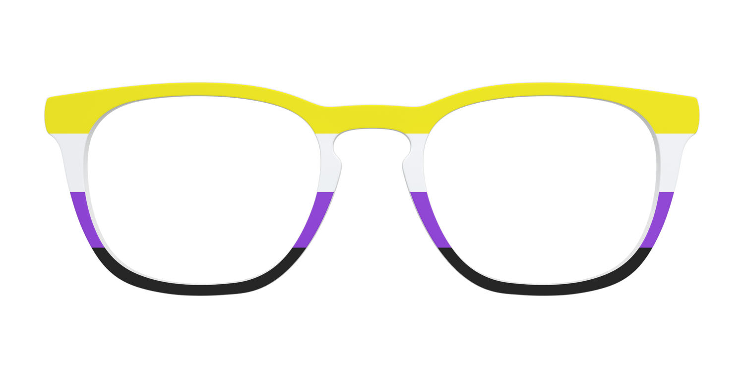 The Non-Binary Flag - Front Top Image - Pair Eyewear