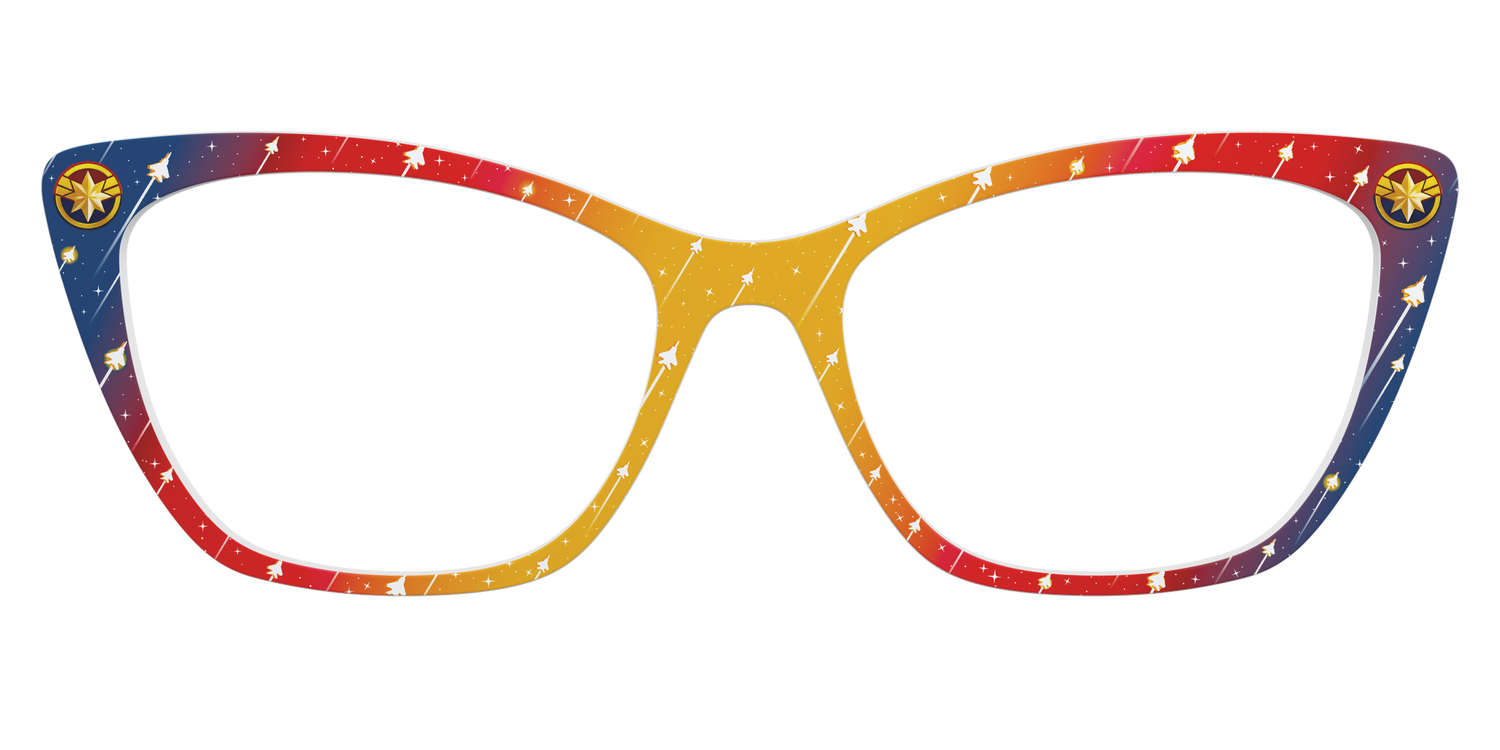 The Captain Marvel Suit - Front Top Image - Pair Eyewear