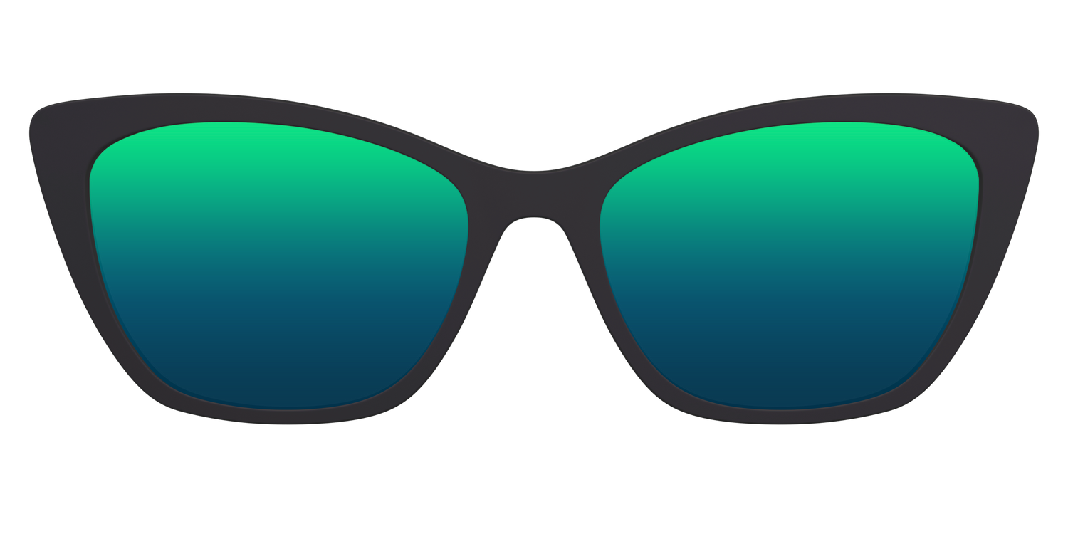 The Polarized Green Reflective Sun Top