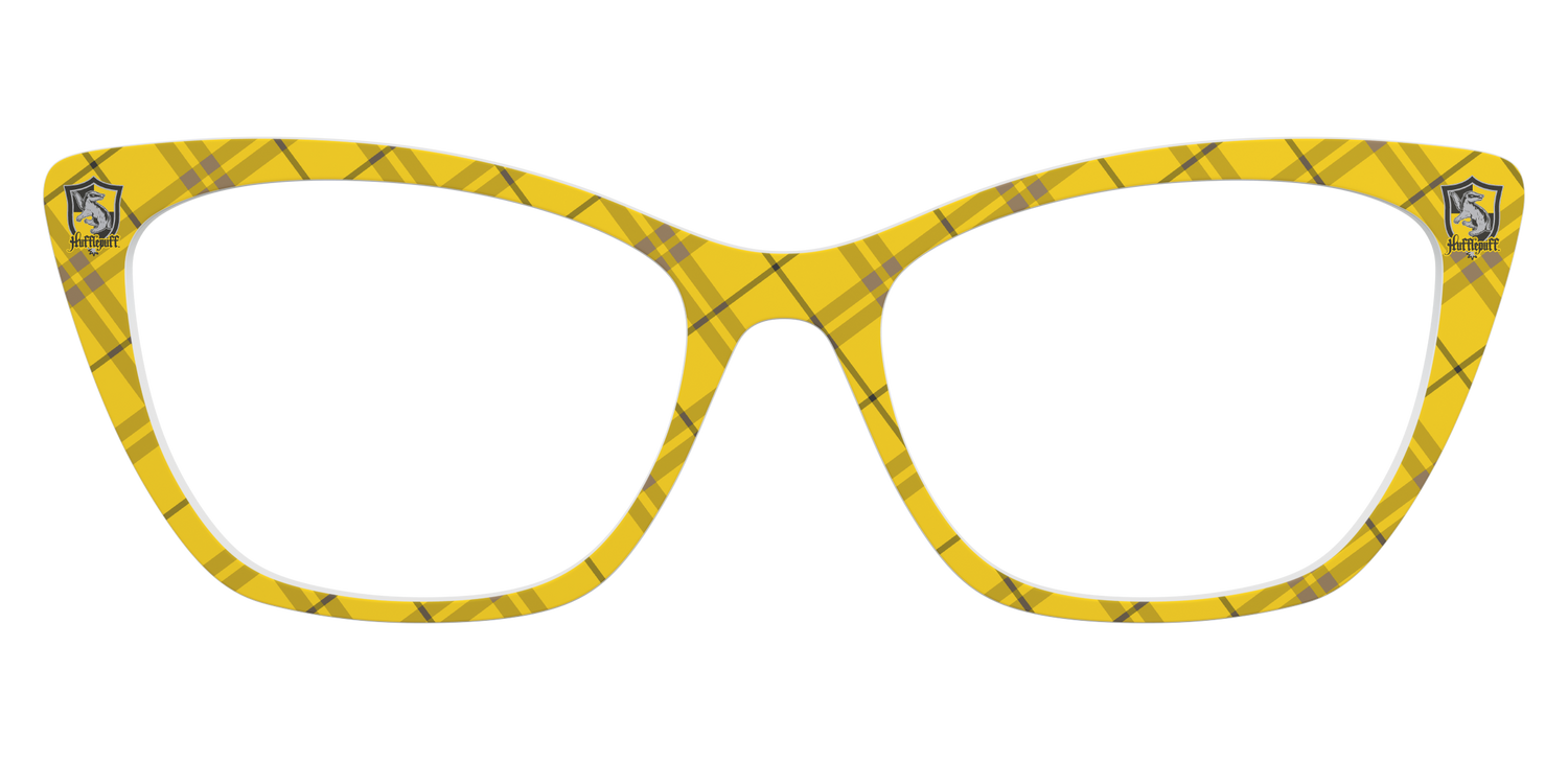The Hufflepuff™ Plaid - Front Top Image - Pair Eyewear