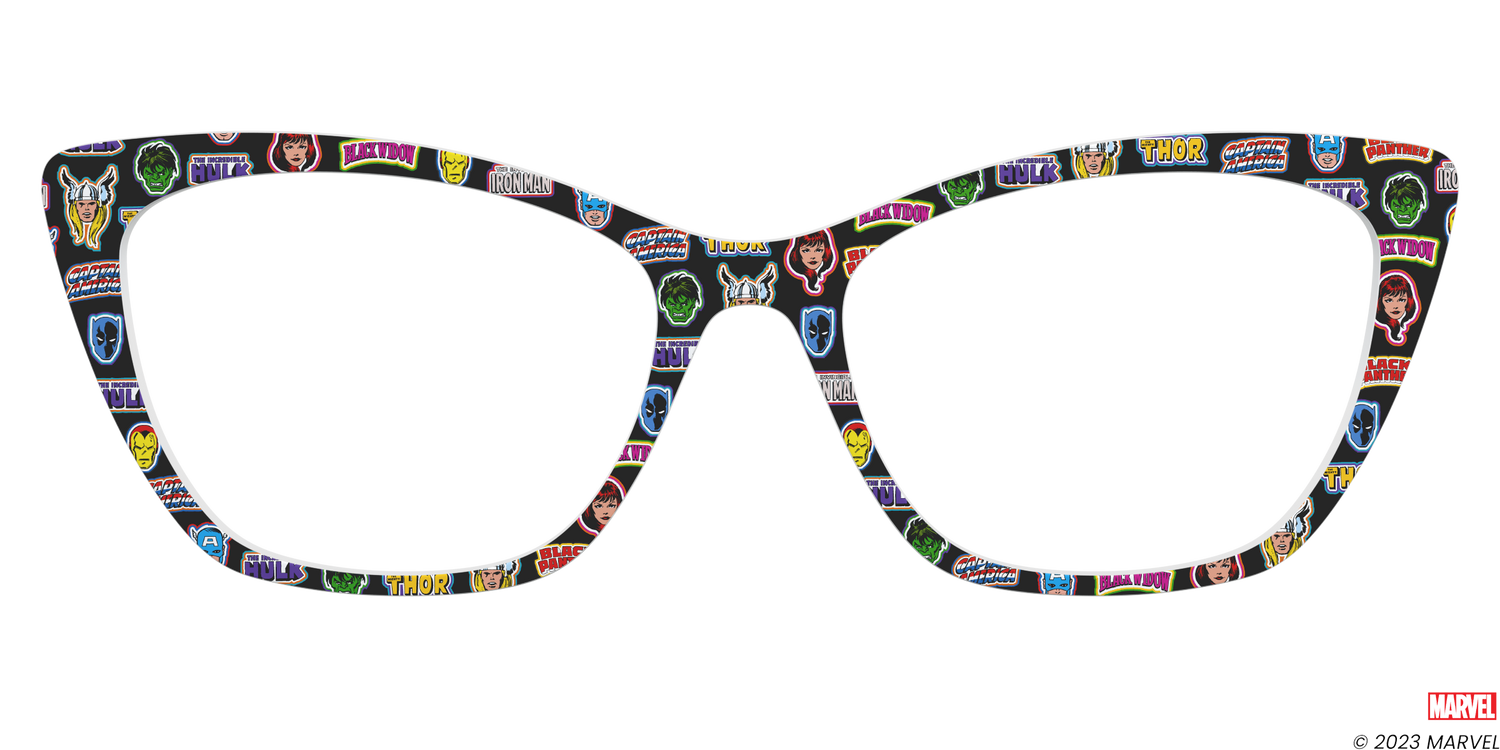 The Marvel Stickers - Front Top Image - Pair Eyewear